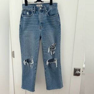 Madewell baggy straight jeans sz 25 NWOT